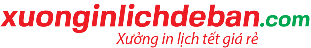 Xưởng in lịch để bàn giá rẻ